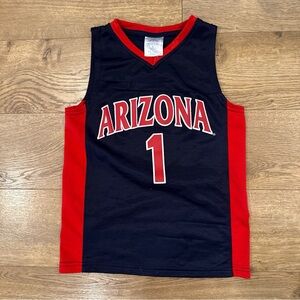 University Arizona Wildcats #1 Basketball Youth Jersey Kid’s Small 6/7 Flaws